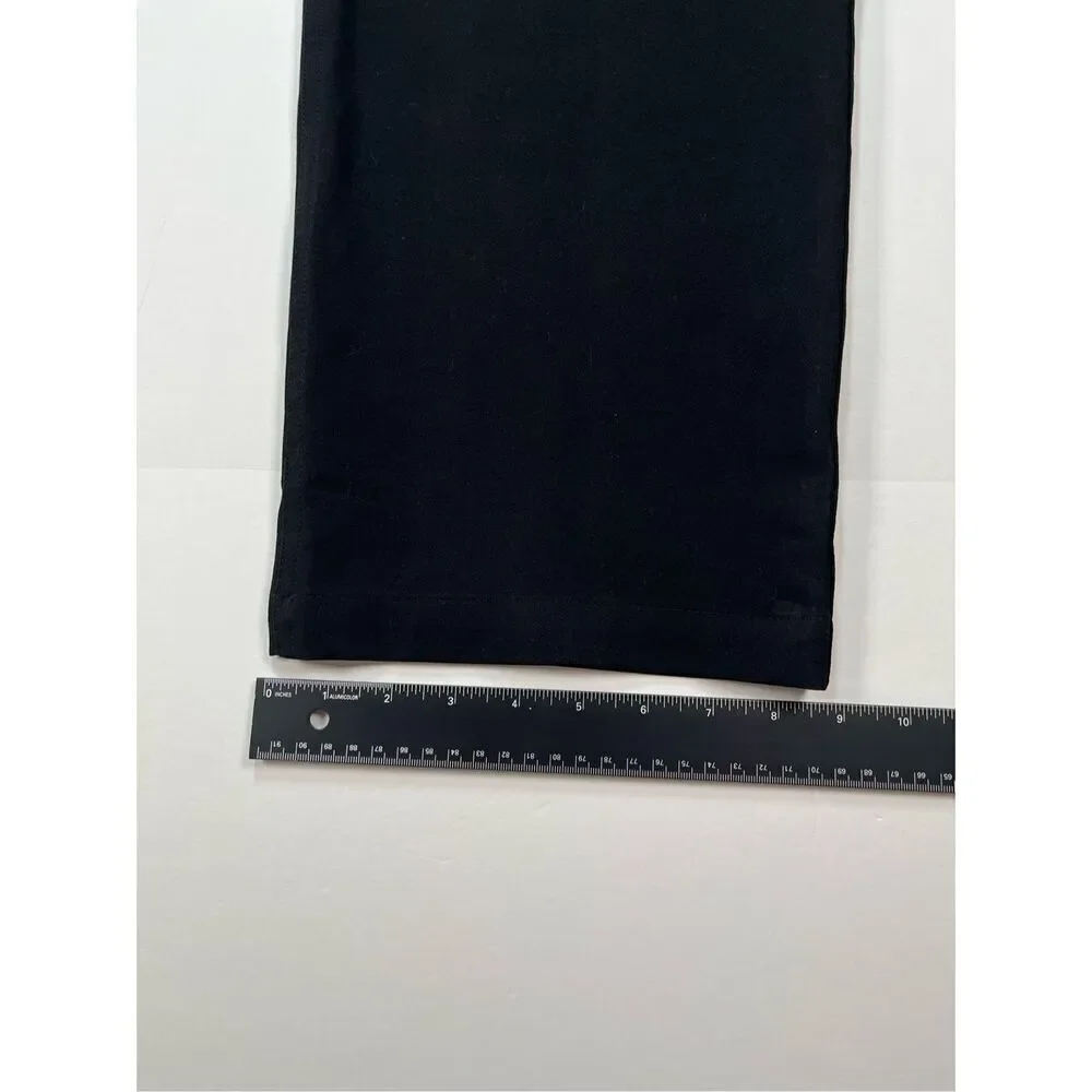 FIGS Pisco Basic Scrub Pant Elastic Waist Back Side Pocket Black Mens Size Large